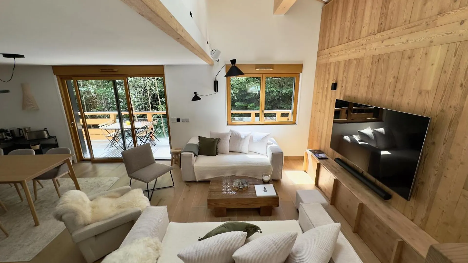 Les Cimes De L Alpage - Duplex Luxe, Ski In Ski Out Combloux Apartment