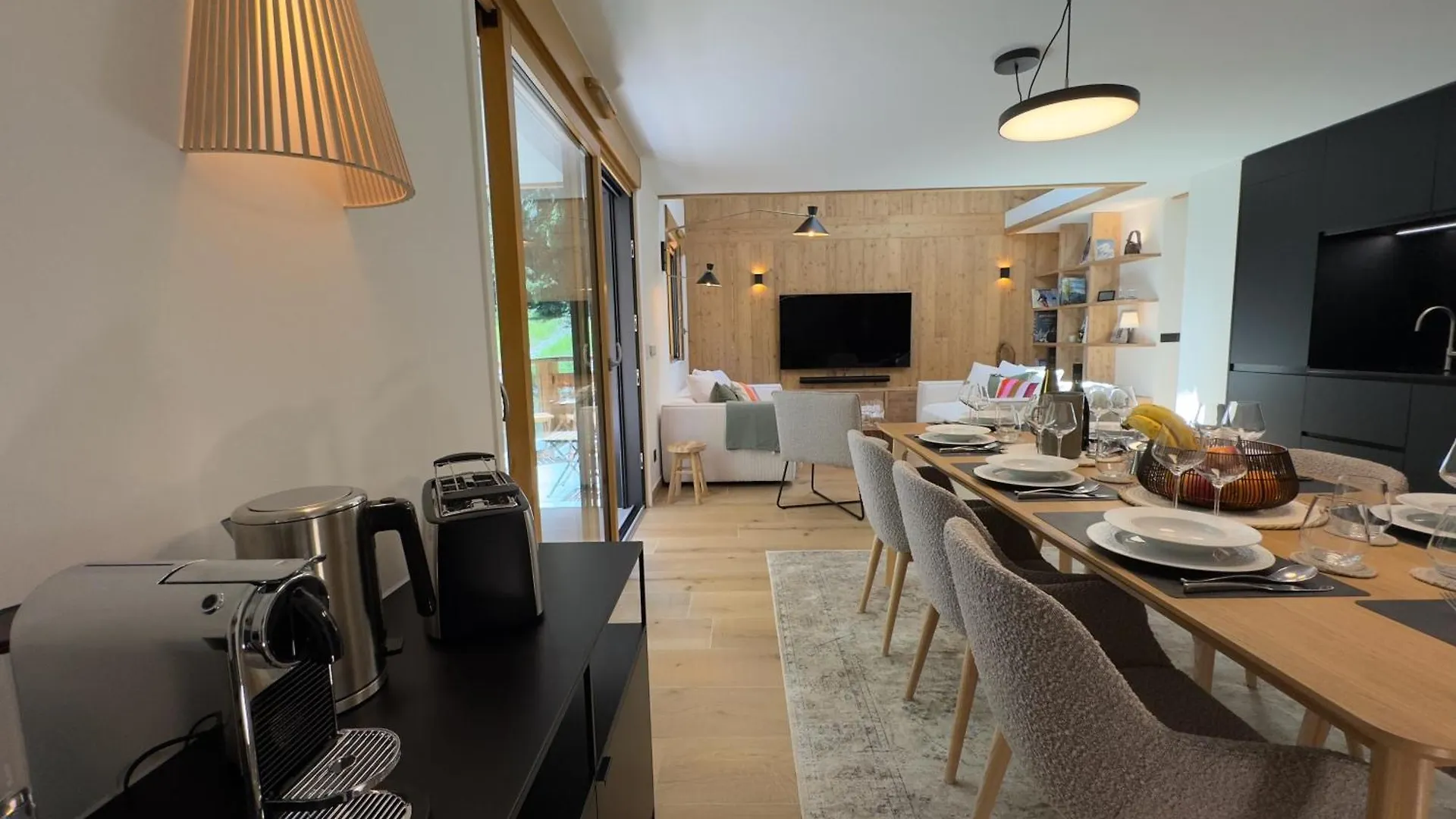 Les Cimes De L Alpage - Duplex Luxe, Ski In Ski Out Combloux Apartment